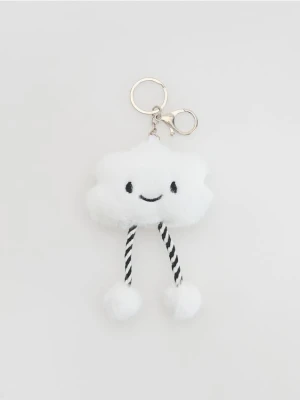 Reserved - Pluszowy brelok - biały