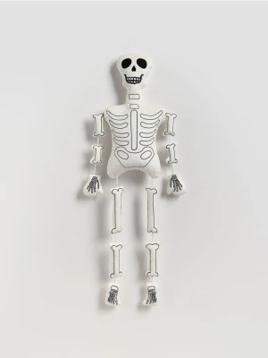 Reserved - Pluszowy szkielet - złamana biel