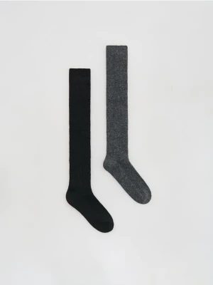 Reserved - Podkolanówki 2 pack - czarny