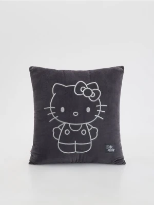 Reserved - Poduszka Hello Kitty - ciemnoszary