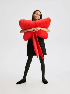 Reserved - Poduszka kokarda - czerwony