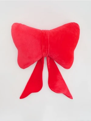 Reserved - Poduszka kokarda - czerwony