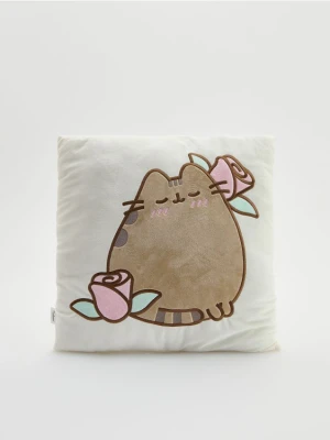 Reserved - Poduszka Pusheen - złamana biel