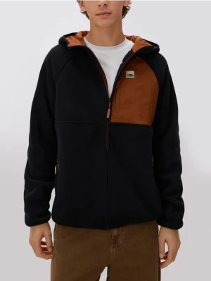 Reserved - Polarowa bluza z kapturem - czarny
