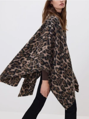 Reserved - Ponczo w panterkę - wielobarwny