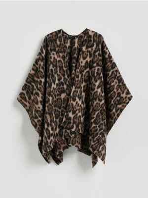 Reserved - Ponczo w panterkę - wielobarwny