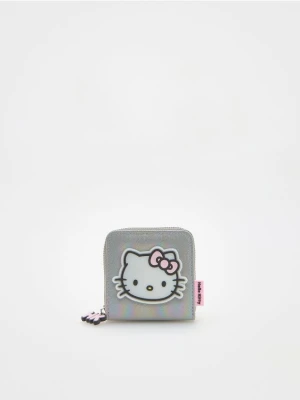 Reserved - Portfel Hello Kitty - jasnoszary