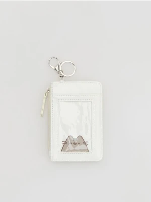 Reserved - Portfelik Pusheen - złamana biel