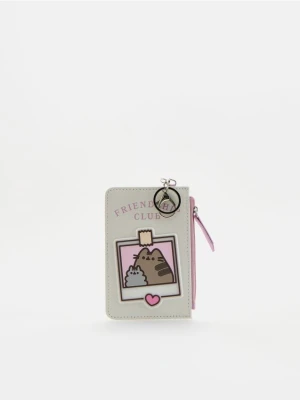 Reserved - Portfelik Pusheen - złamana biel