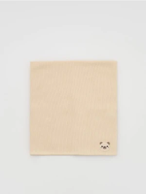 Reserved - Prążkowany komin - złamana biel