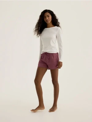 Reserved - Prążkowany longsleeve 2 pack - czarny