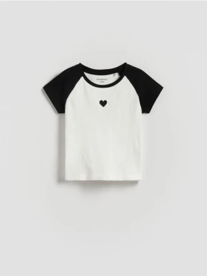 Reserved - Prążkowany t-shirt - wielobarwny