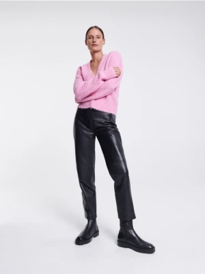 Zdjęcie produktu Reserved - PREMIUM Kardigan z wełną z alpaki - intensywny róż