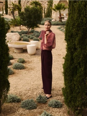 Reserved - Prześwitująca bluzka - wielobarwny