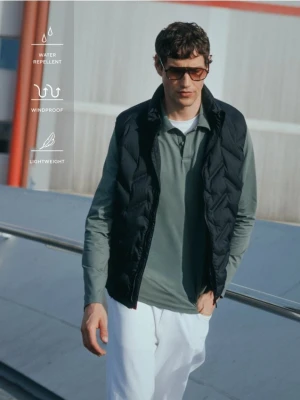 Reserved - Puchowa kamizelka - czarny