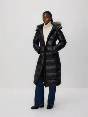 Reserved - Puchowa kurtka z kapturem - czarny