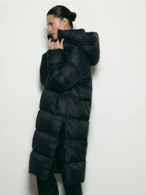Reserved - Puchowa kurtka z kapturem - czarny