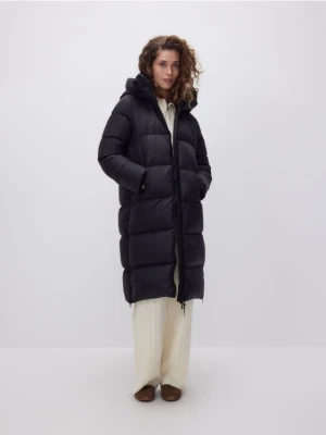 Reserved - Puchowa kurtka z kapturem - czarny