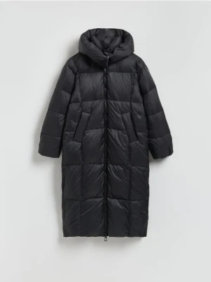 Reserved - Puchowa kurtka z kapturem - czarny
