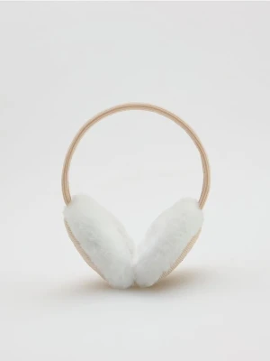 Zdjęcie produktu Reserved - Puszyste nauszniki Pusheen - beżowy