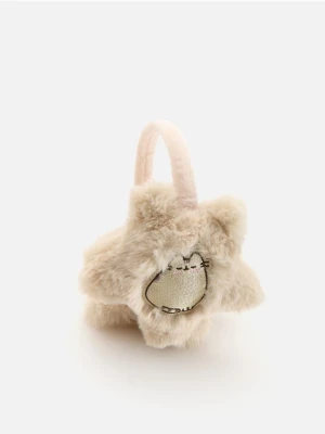Reserved - Puszyste nauszniki Pusheen - różowy