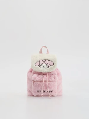 Reserved - Puszysty plecak My Melody - pastelowy róż