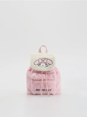 Reserved - Puszysty plecak My Melody - pastelowy róż