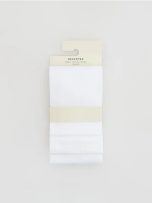 Reserved - Rajstopy z mikrofibry 20 DEN 2 pack - biały