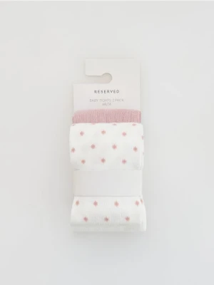 Reserved - Rajstopy 2 pack - brudny róż