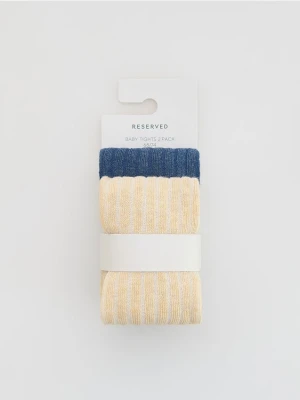 Reserved - Rajstopy 2 pack - kremowy