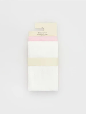 Reserved - Rajstopy 2 pack - pastelowy róż