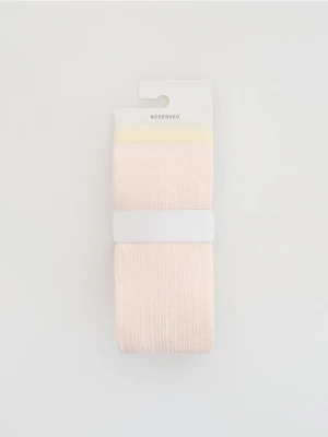Reserved - Rajstopy 2 pack - różowy