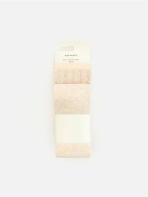 Reserved - Rajstopy 3 pack - kremowy
