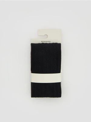 Reserved - Rajstopy we wzory - czarny