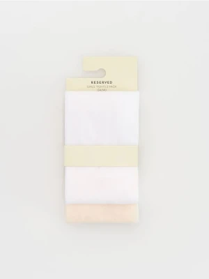 Reserved - Rajstopy z mikrofibry 2 pack - kremowy