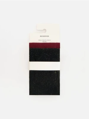 Reserved - Rajstopy z mikrofibry 60 DEN 2 pack - czarny