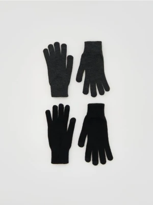 Reserved - Rękawiczki 2 pack - czarny
