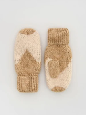 Reserved - Rękawiczki jednopalczaste - beżowy