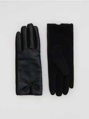 Reserved - Rękawiczki z kokardkami - czarny