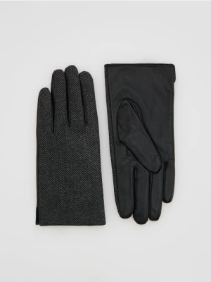 Reserved - Rękawiczki z wełną - czarny
