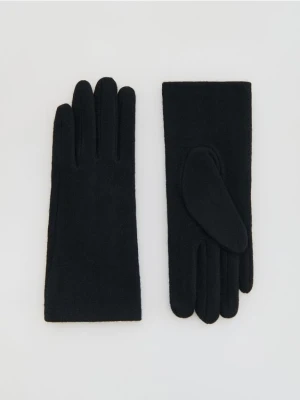 Reserved - Rękawiczki z wełną - czarny