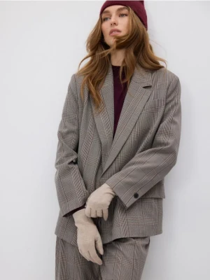 Reserved - Rękawiczki z wełną - kremowy