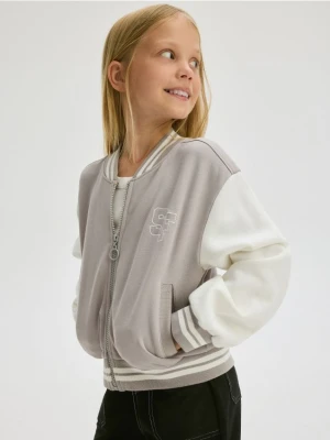 Reserved - Rozpinana bluza bomber - ciemnoszary