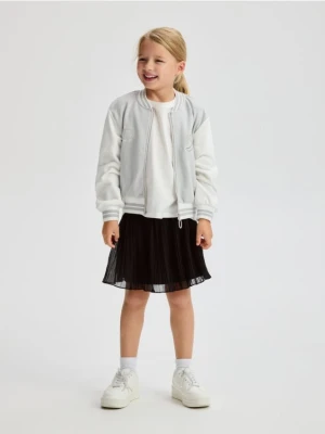 Reserved - Rozpinana bluza bomberka - jasnoszary