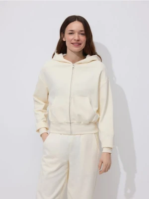 Reserved - Rozpinana bluza - kremowy