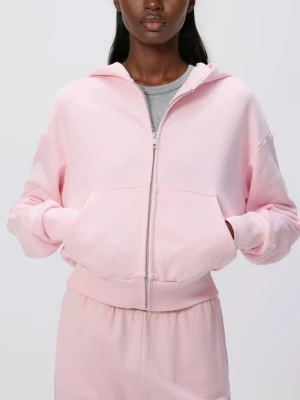 Reserved - Rozpinana bluza - pastelowy róż