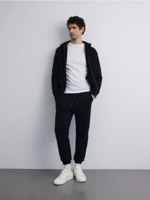 Reserved - Rozpinana bluza z kapturem - czarny