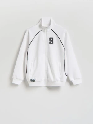 Reserved - Rozpinana bluza z wiskozą - biały