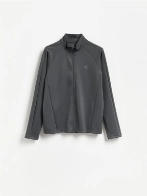 Reserved - Rozpinana bluza ze stójką - ciemnoszary