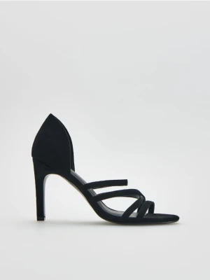 Reserved - Sandały na obcasie - czarny